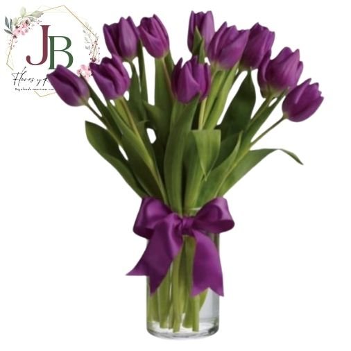 FLORERO DE 10 TULIPANES"
