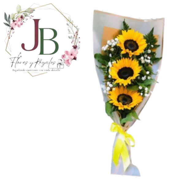 Ramo de girasoles radiantes
