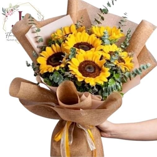 RAMO DE 6 GIRASOLES "