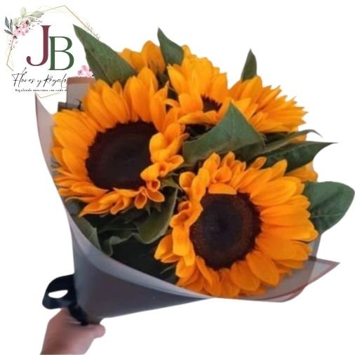 RAMO DE 5 GIRASOLES"