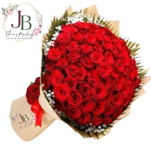 HERMOSO RAMO BUCHON DE 200 ROSAS"