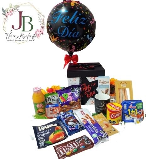 RAMOSYFLORES.JBFLORESYREGALOS (39) CAJA DESAYUNO SORPRESA