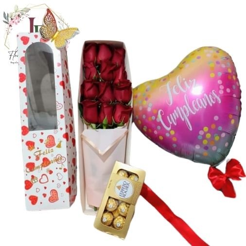 CAJA VISORA 12 ROSAS