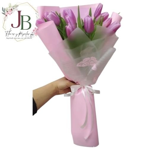 HERMOSO RAMO DE 11 TULIPANES"