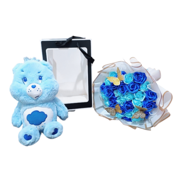 3O ROSAS ETERNAS DE JABON Y PELUCHE