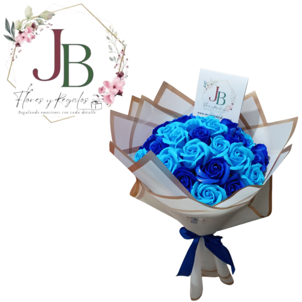 RAMO 30 ROSAS ETERNAS DE JABON