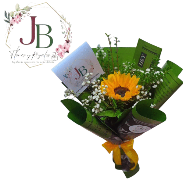 HERMOSO GIRASOL ARREGLADO