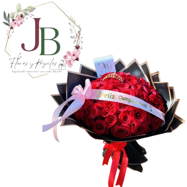 HERMOSO RAMO DE 50 ROSAS