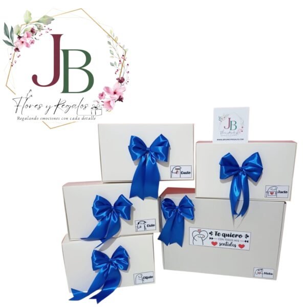 BOX PARA TUS OBSEQUIOS DE 5 SENTIDOS
