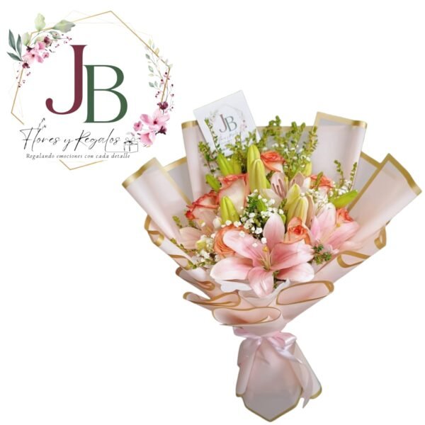 RAMO LILIUM Y ROSAS